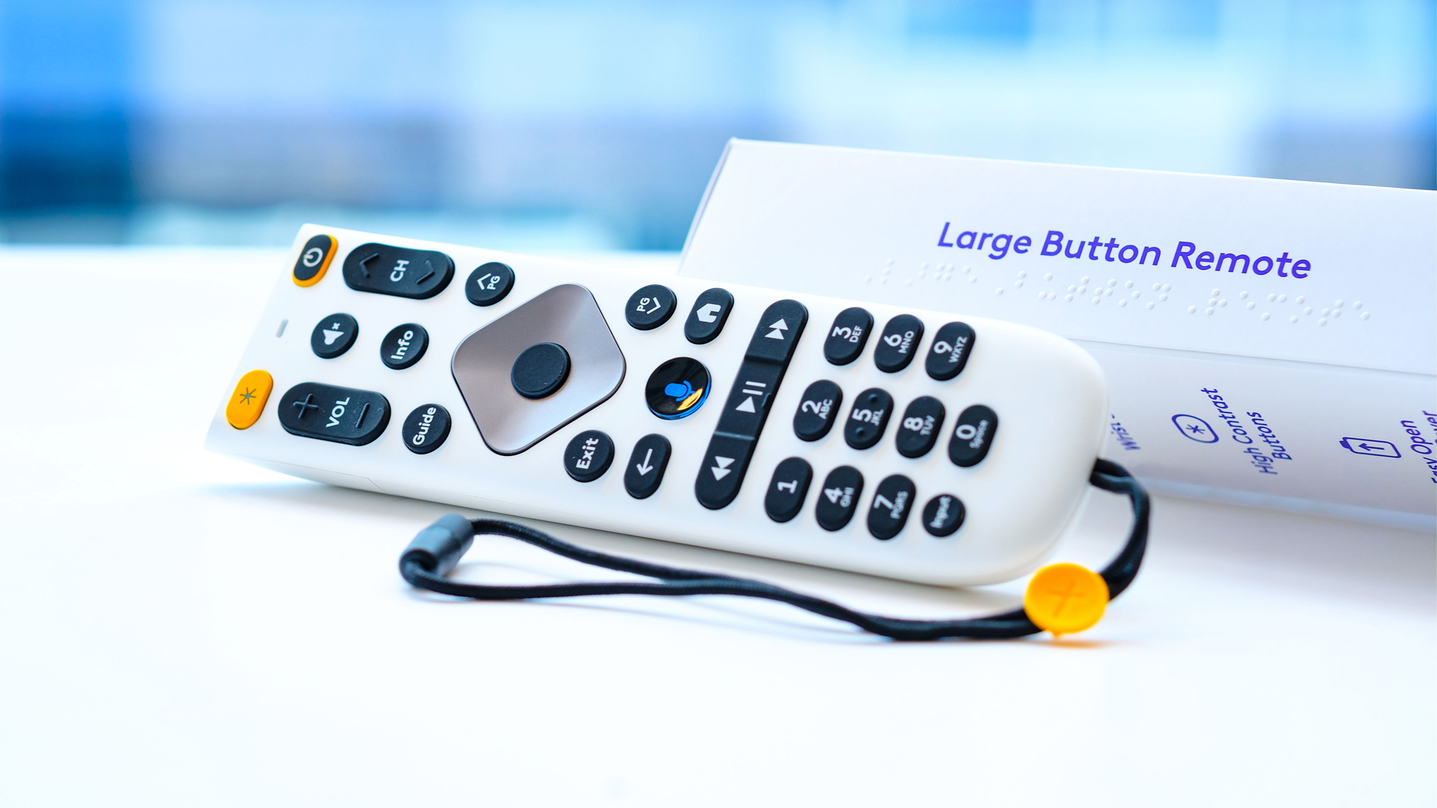 The award-winning Xfinity Large Button Voice Remote.