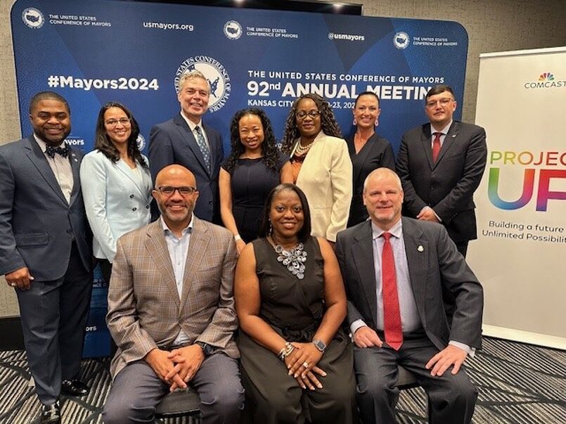 Winners of the Talent for Tomorrow: Digital Equity Challenge, with Dalila Wilson-Scott, EVP and Chief Diversity Officer, Comcast. 